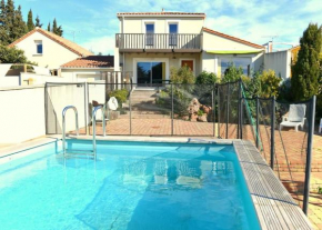 Grande villa neuve avec piscine près mer et Sète